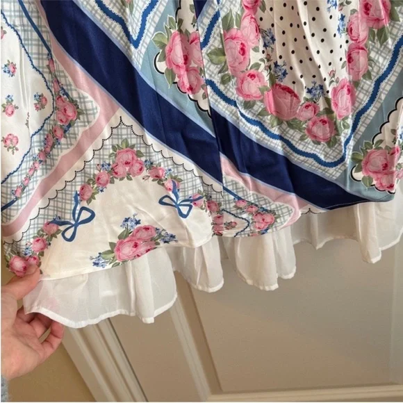 NWT for love and lemons Daisy Mae midi dress size large - Picture 9 of 9